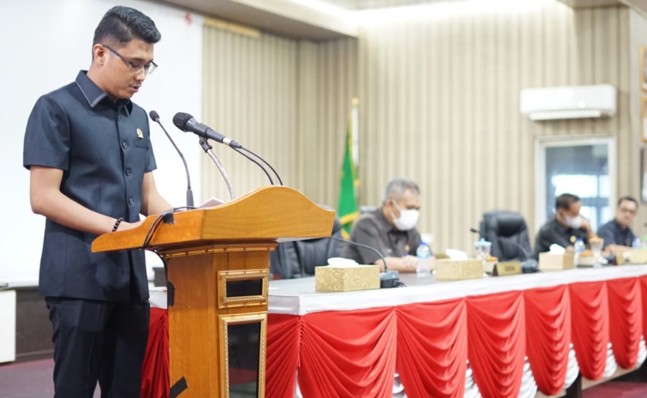 Fraksi-Fraksi DPRD Meranti Sampaikan Pandangan Umum Terhadap Rancangan Perda Tentang Perubahan APBD 2021