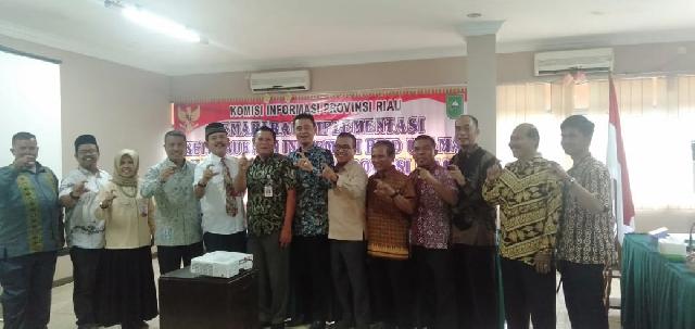 PPID Inhu Paparkan KI Dihadapan Komisi Informasi Prov Riau