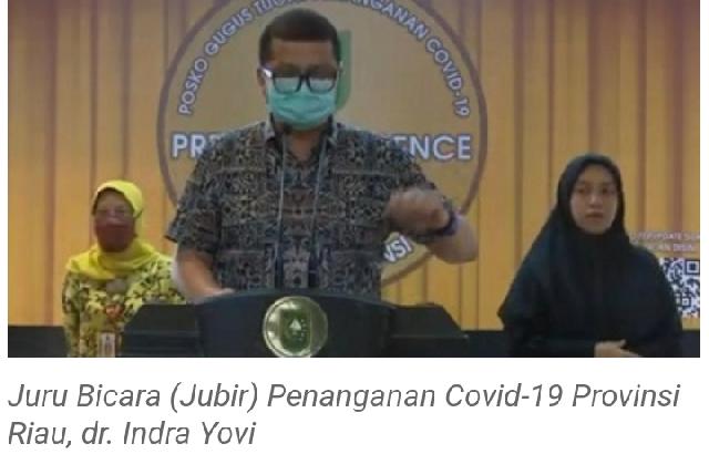 Jubir Covid-19 Riau Sebut Corona di Riau Masih Terkendali