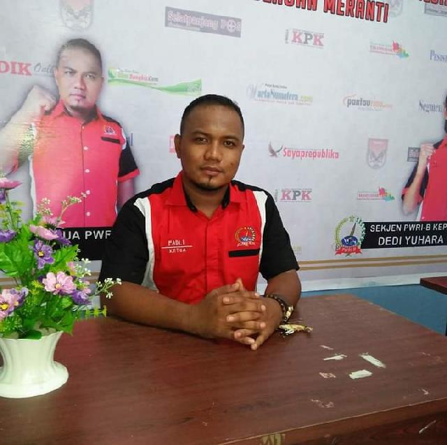 Ketua PWRI-B Meranti Fadli Ajak Wartawan Pantau Wilayah PSU