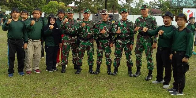 Bawaslu Rohil Ikuti Pelatihan Wawasan Kebangsaan di Arhanud 13/PBY Kubang Pekanbaru