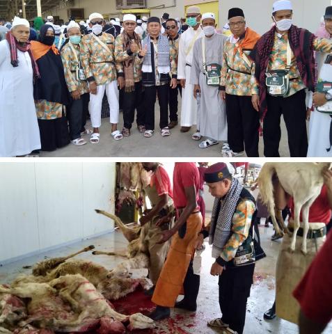 Usai Umroh Wajib Jema'ah Calon Haji Meranti Kunjungi Pusat Pemotongan Hewan Jabal dan Jabal Rahmah