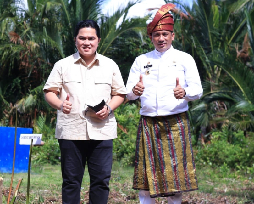 Menteri BUMN Erick Thohir Kunjungan Kerja ke Kabupaten Kepulauan Meranti