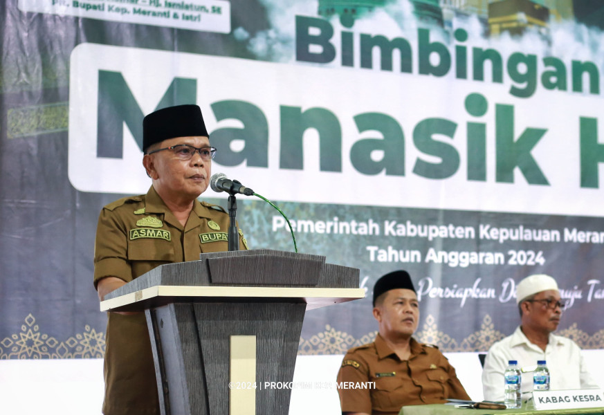 Plt Bupati Asmar Buka Bimbingan Manasik Haji Kabupaten Kepulauan Meranti Tahun 2024