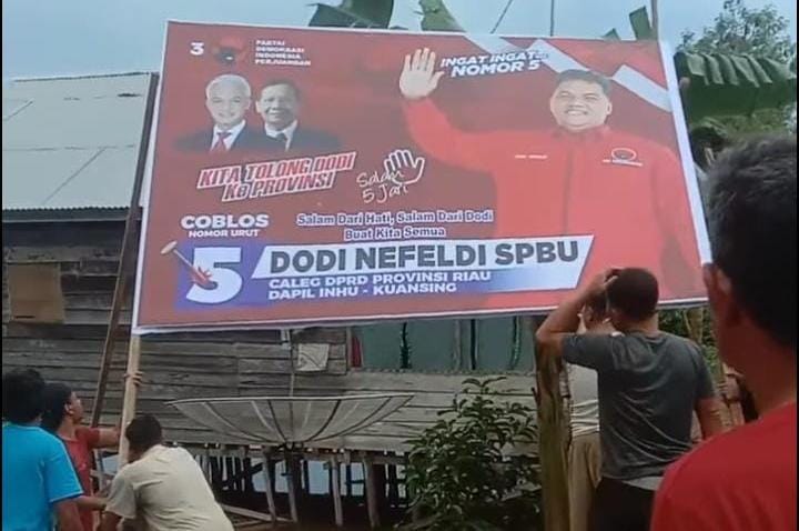Gotoroyong Bantu Dodi Nefeldi SPBU Jadi Wakil Rakyat Inhu-Kuansing