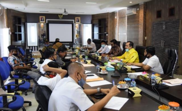 Komisi I DPRD Meranti Rapat Dengar Pendapat Kades dan Tokoh Masyarakat Terkait Lahan Konsesi PT GCN