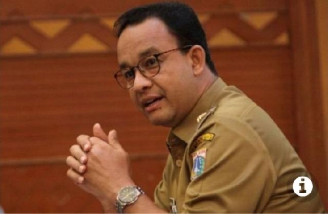 Gubernur DKI Jakarta, Anies Baswedan berdasarkan survei Median berada di perin