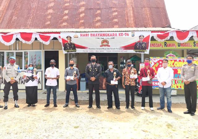 Lomba Kreasi Polsek Tebing Tinggi Barat Satgas Covid Desa Tanjung Sabit Juara