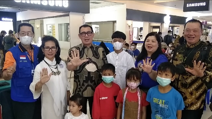 Peringati Hari Anak 2022 PSMTI Riau bersama Mal MP dan LPAI Riau gelar Vaksinasi Anak