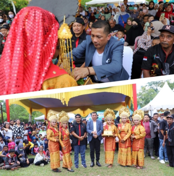 Hadiri Pagelaran Rempak Barongan, Bupati Adil : Budaya Melayu Tetap Menjadi Payung
