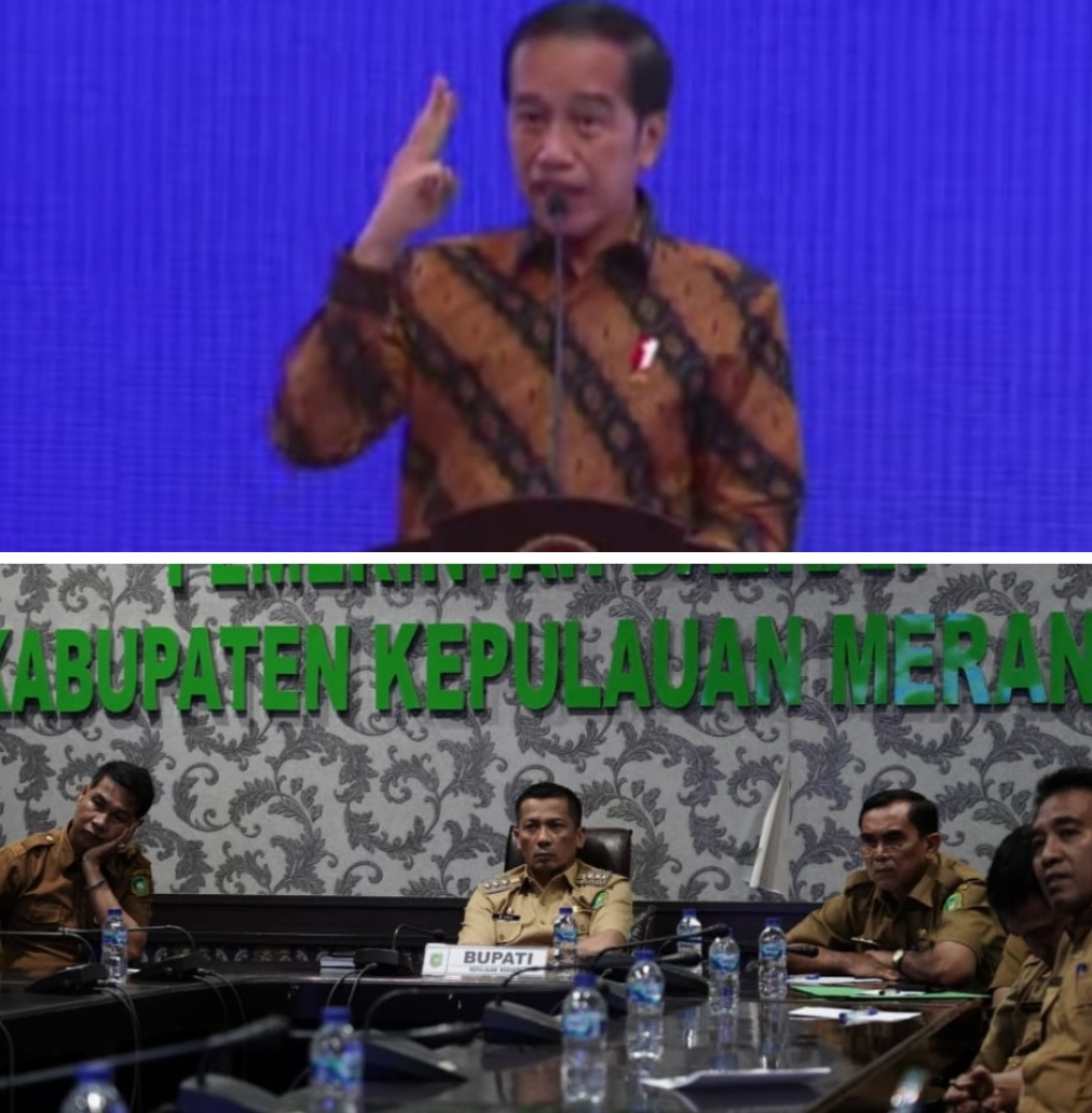 Bupati Meranti HM Adil Ikuti Arahan Presiden RI Tentang Aksi Afirmasi Bangga Buatan Indonesia