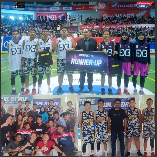 SMAN 1 Pangkalan Kerinci Raih Runner-Up Basket 3x3 Putra DBL Riau Series 2019