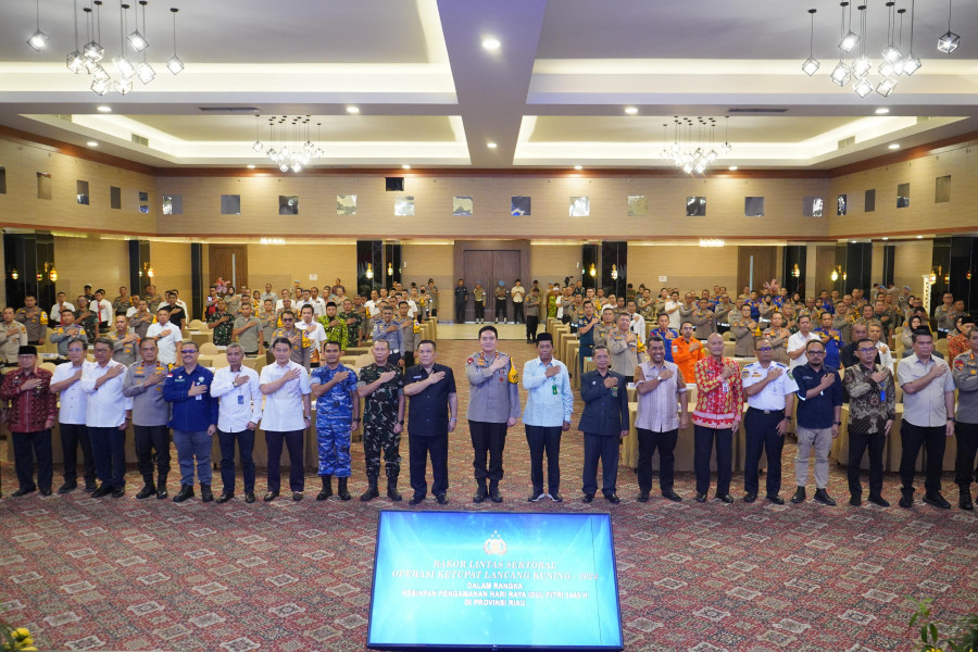 Polda Riau Gelar Rapat Lintas Sektoral Operasi Ketupat Lancang Kuning 2024