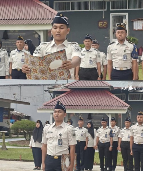 Peringati Hari Lahir Pancasila 2026, Rutan Rengat Teguhkan Komitmen Implementasi Nilai-Nilai Kebangsaan
