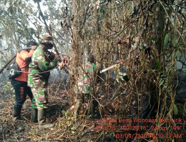 Dampak Karhutla di Lirik, Kecamatan Tetangga di Serang Kabut Asap