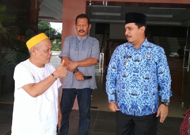Ketua DPD Partai Gerindra Inhu Silaturahmi Dengan Wabup