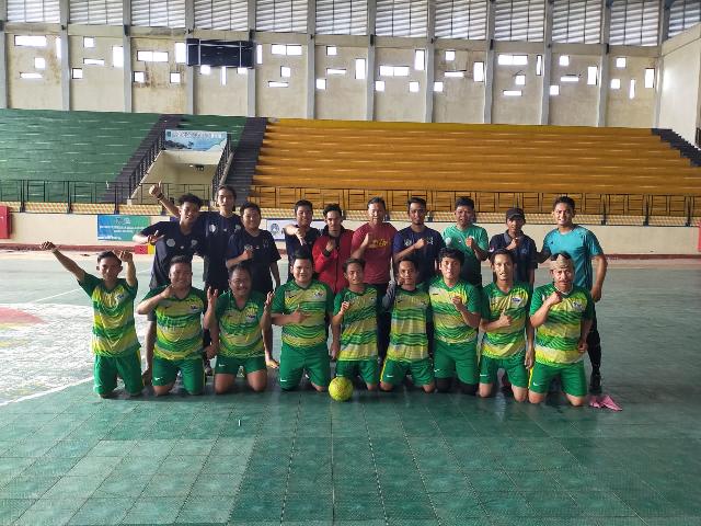Derby Indragiri, Tim Futsal PWI Inhu Menang Atas PWI Inhil