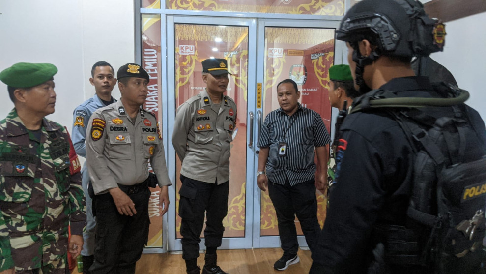 Partoli Sinergitas Polresta Pekanbaru Sasar Kantor KPU Provinsi Riau