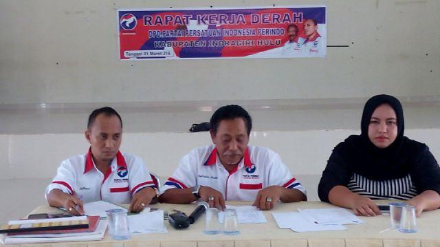 HT Lantik 67 Pengurus DPC Partai Perindo Riau 2 di Inhu