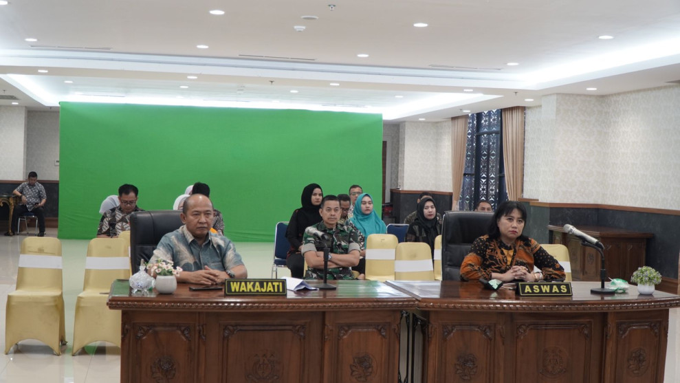 Wakil Kepala Kejaksaan Tinggi Riau, Mengikuti Kegiatan Penutupan Musrenbang Kejaksaan RI Tahun 2024 secara virtual