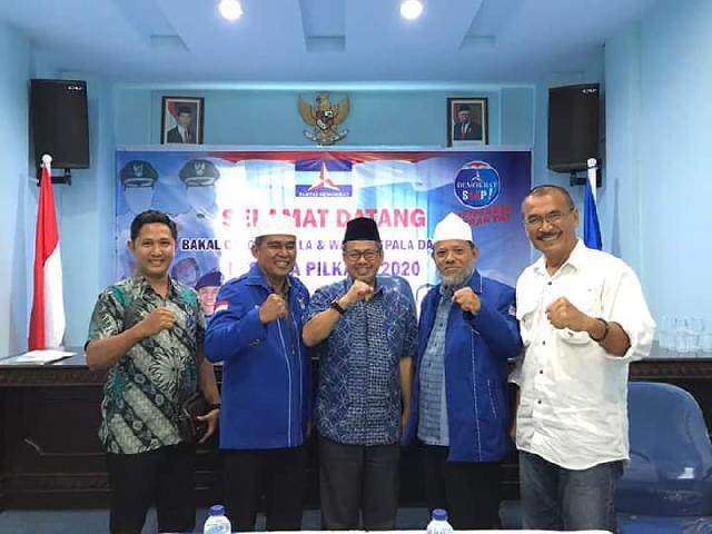 Bacalon Bupati Meranti Masrul Kasmy Penuhi Undangan DPD Partai Demokrat Provinsi Riau