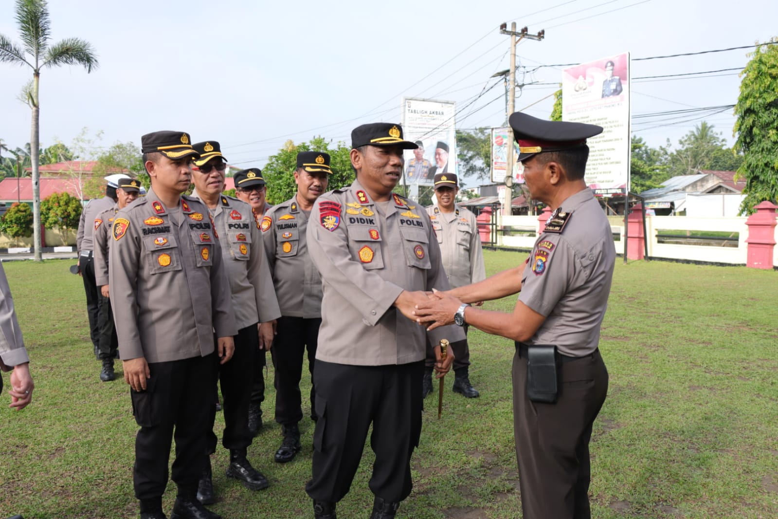 Personel Polres Kampar Atas Nama IPDA I Gusti Ketut Wirdika, Mendapat Kenaikan Pangkat Pengabdian