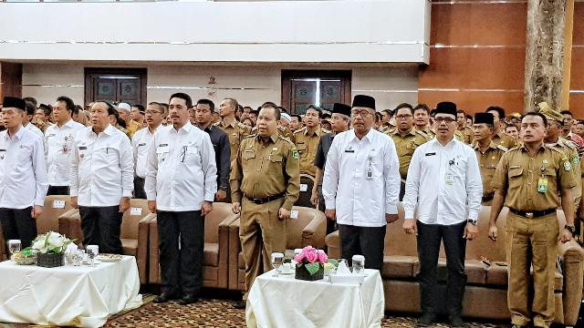 Dihadiri Mendagri Bupati Meranti Ikuti Raker Gubernur Bersama Bupati Walikota Camat Se-Provinsi Riau