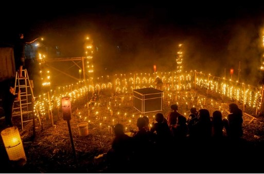 Sambut Idulfitri dengan Festival Lampu Colok