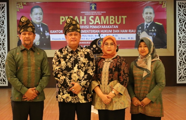 Penuh Haru Warnai Pisah Sambut Kepala Divisi Pemasyarakatan Kanwil Kemenkumham Riau