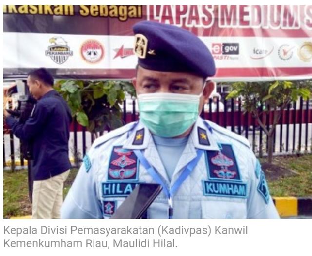 1.600 Napi di Riau Bebas Asimilasi, 4 Orang Ditangkap Lagi Karena Tindak Pidana