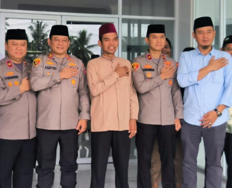 Silaturahmi Dengan Kaops NCS Polri, UAS Serukan Masyarakat Jaga Ketertiban Jelang Pemilu