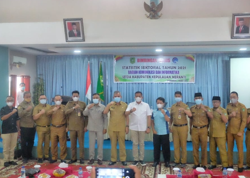 HM Adil Bupati Meranti MoU Dengan Pihak BPS Wujudkan Program Satu Data Indonesia