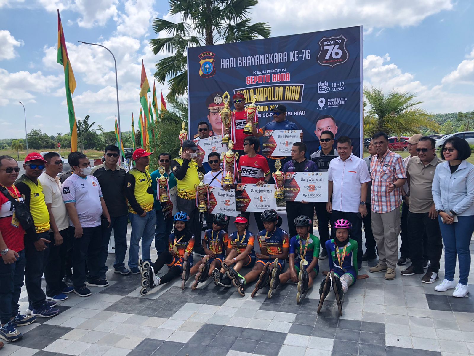 Kejuaraan Sepatu Roda Kapolda Cub 2022, Juara Umum dan Peraih Piala Bergilir Riau Roller Skate