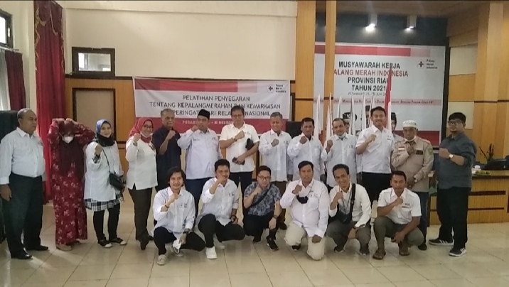 PMI Riau Gelar Kegiatan Pelatihan dan Penyegaran Tentang Kepalangmerahan dan Kemarkasan