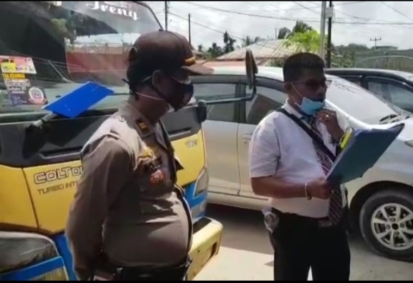 PN Rengat Meletakkan Sita Jaminan Terhadap PT Panca Pillar Tangguh