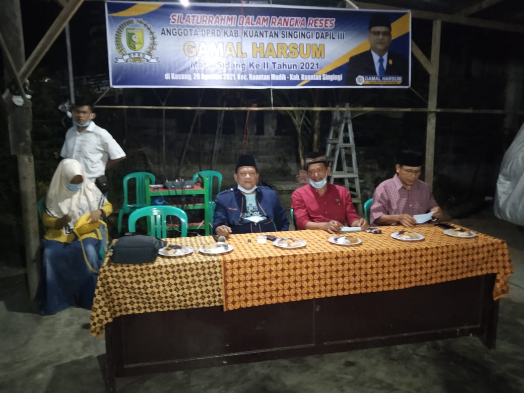Anggota DPRD Kuansing Gamal Harsum Jemput Aspirasi Berjuang Demi Masyarakat