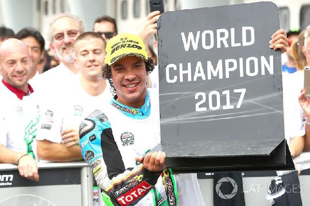  Franco Morbidelli Raih Gelar Juara Moto2 Musim 2017