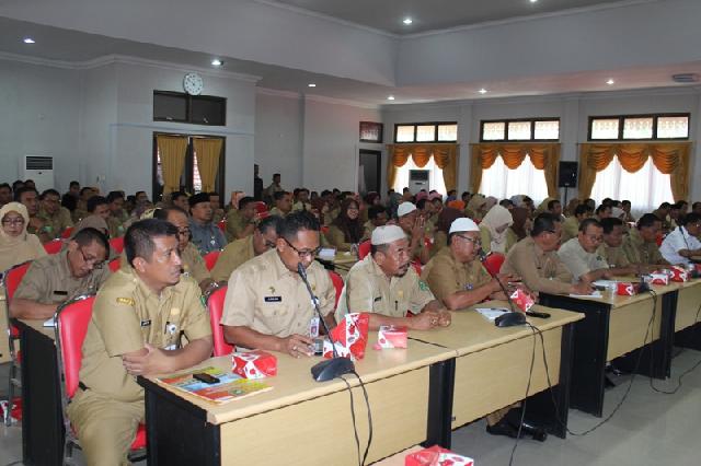BPK Provinsi Riau Gelar Pertemuan dengan Seluruh SKPD di Lingkungan Pemkab Inhu