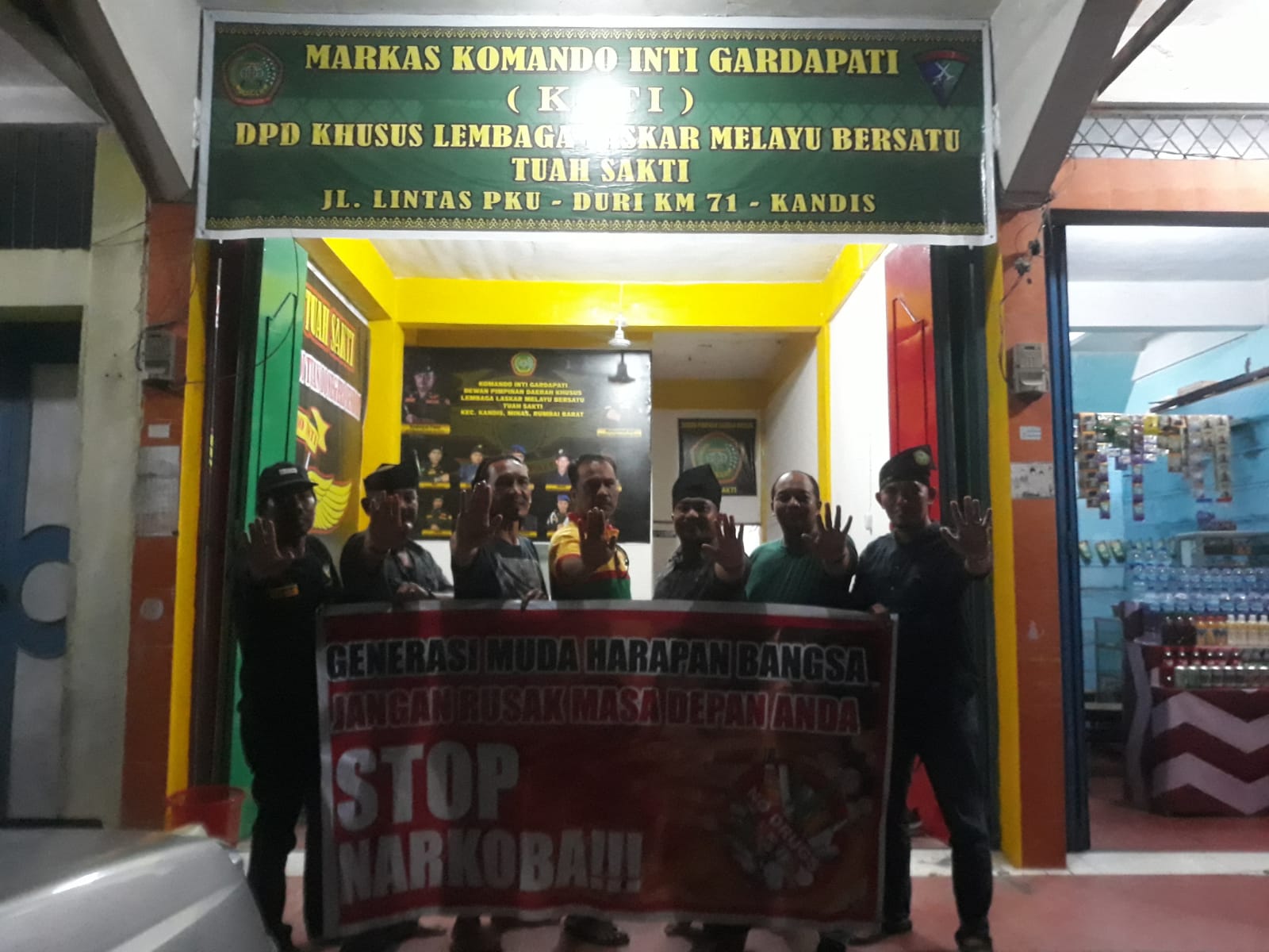 LLMB DPD-K Kandis, Minas, Rumbai Barat Tuah Sakti Siak Gelar Silaturahmi Berantas Peredaran Narkoba Lintas Sumatera