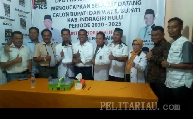 Pilkada Inhu 2020, Rudy Hartono Daftar Balon Wabup Inhu ke PKS