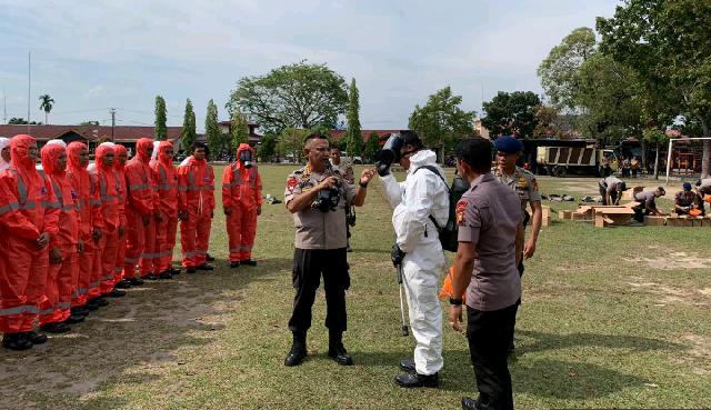 Polda Riau Siapkan 50 Personel Bantu Pencagahan dan Penanganan Covid-19