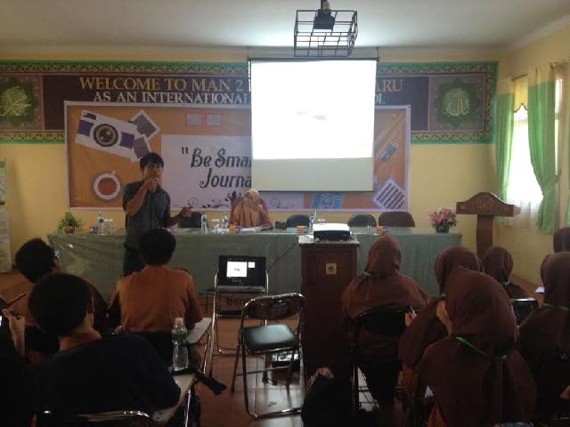 LAN Riau Gelar Pelatihan Jurnalistik di MAN 2 Model Pekanbaru