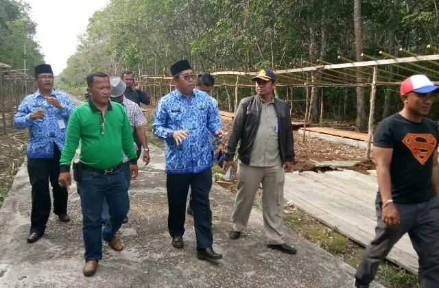 Pembangunan Sudah Mencapai 70 Persen, Sekda Tinjau Persiapan MTQ Kabupaten ke- X Tahun 2018
