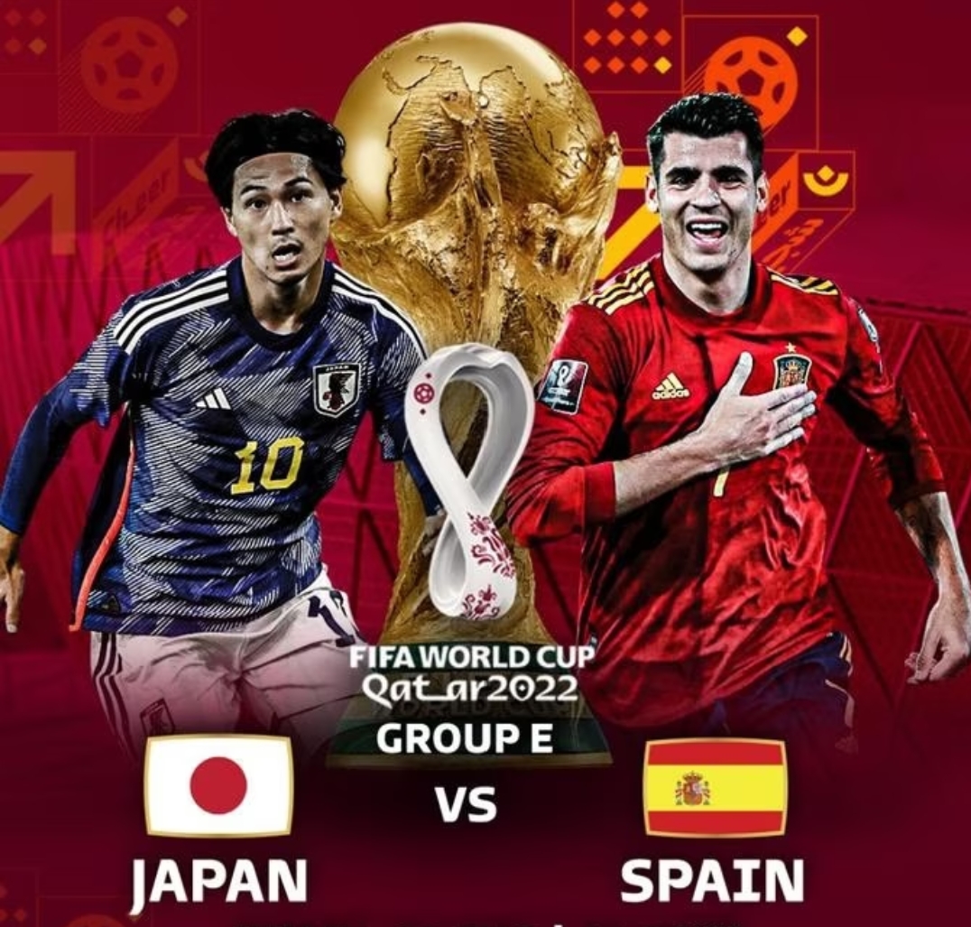 Jepang Gebuk Spanyol 2-1 dan Lolos Ke Babak 16 Besar
