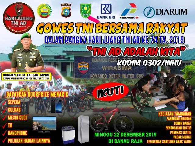 Peringatan Hari Juang, Danau Raja Dijadi Pusat Kegiatan TNI Bersama Rakyat Minggu 22 Desember 2019