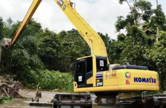 Tindaklanjuti Instruksi Gubri Edy Nasution, Dinas PUPR Riau Normalisasi Sungai 10 Km