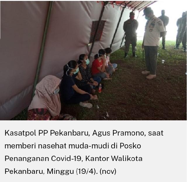 11 Remaja Digiring Satpol PP Pekanbaru, 1 Orang Ketahuan Hamil
