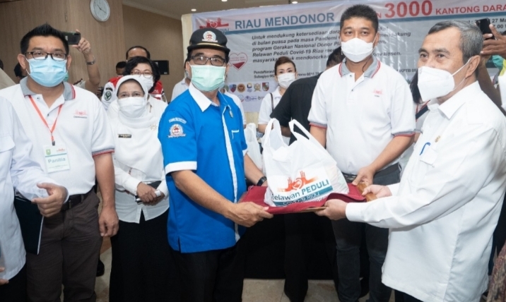 Relawan Peduli Covid-19 Riau kembali gelar Riau Mendonor, Gerakan 3000 Kantong Darah Ramadhan