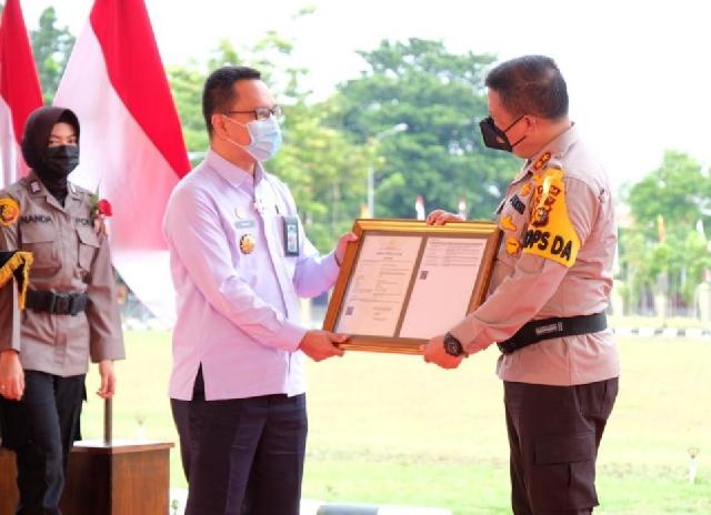 Direktorat Jenderal Kekayaan Intelektual Berikan Hak Cipta Aplikasi Dahsboard Lancang Kuning Milik Polda Riau
