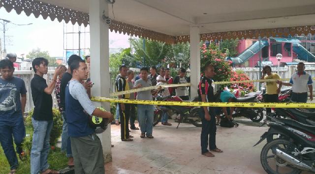 Breaking News, Bank Riau Kepri dan BNI Tembilahan Dilempari Bom